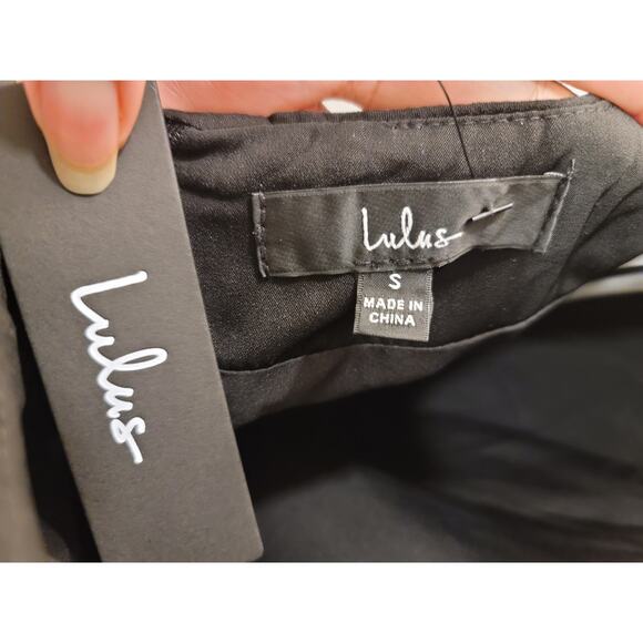 Lulus Little Black Dress with Back Tie - Picture 5 of 7